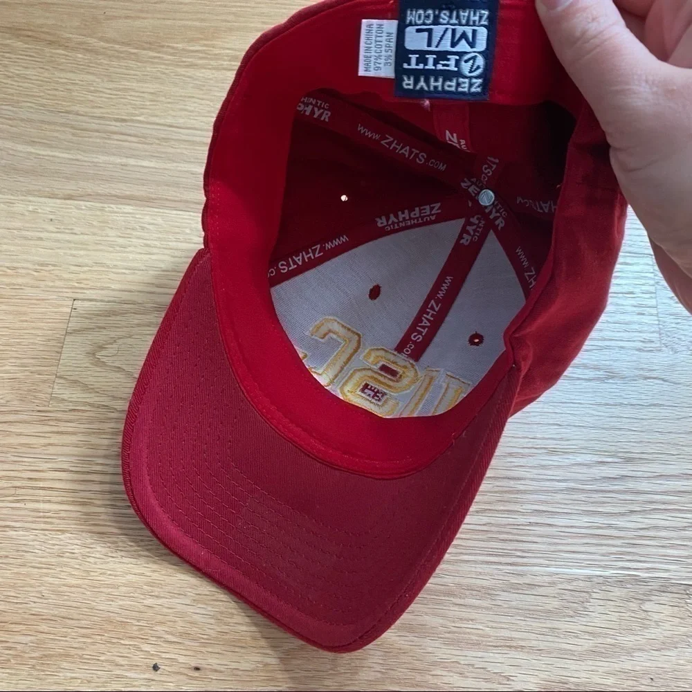 USC University of South Carolina Travelers Hat Medium Large Red Gold